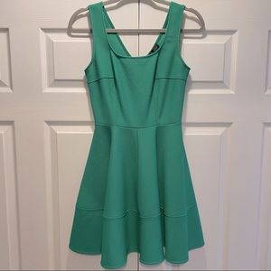 Green Fit and Flare KLD Signature Dress Size L
